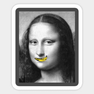 Mona lisa  underground Sticker